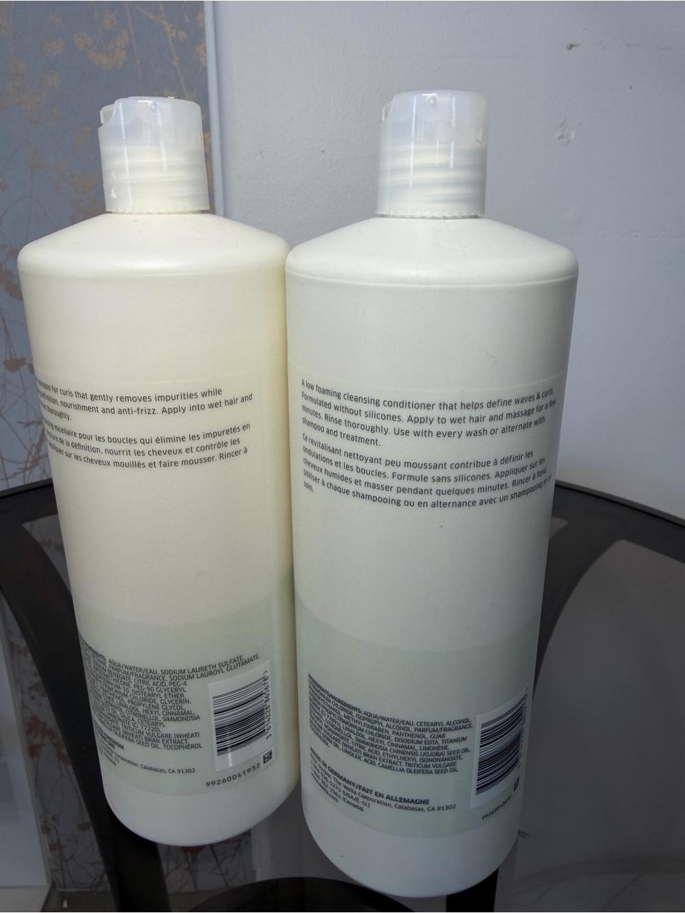 Wella Nutricurls Shampoo & Cleansing Conditioner - White with Mint Green Accents - Picture 5 of 5